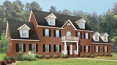 Tidewater Custom Modular Homes - traditional two-story modular home in Smithfield, VA