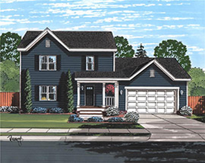Tidewater Sage I Traditional Two-Story home