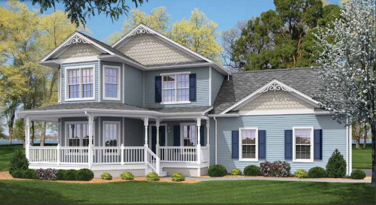 Tidewater Custom Modular Homes - Anna - Traditional 2-Story Modular Home